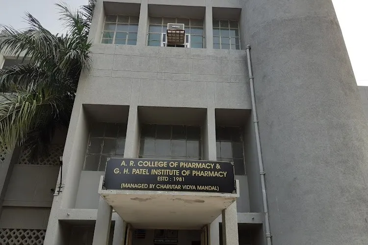 A R College Of Pharmacy G H Patel Institute Of Pharmacy